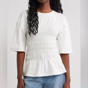 And Other Stories Smocked Women's Top